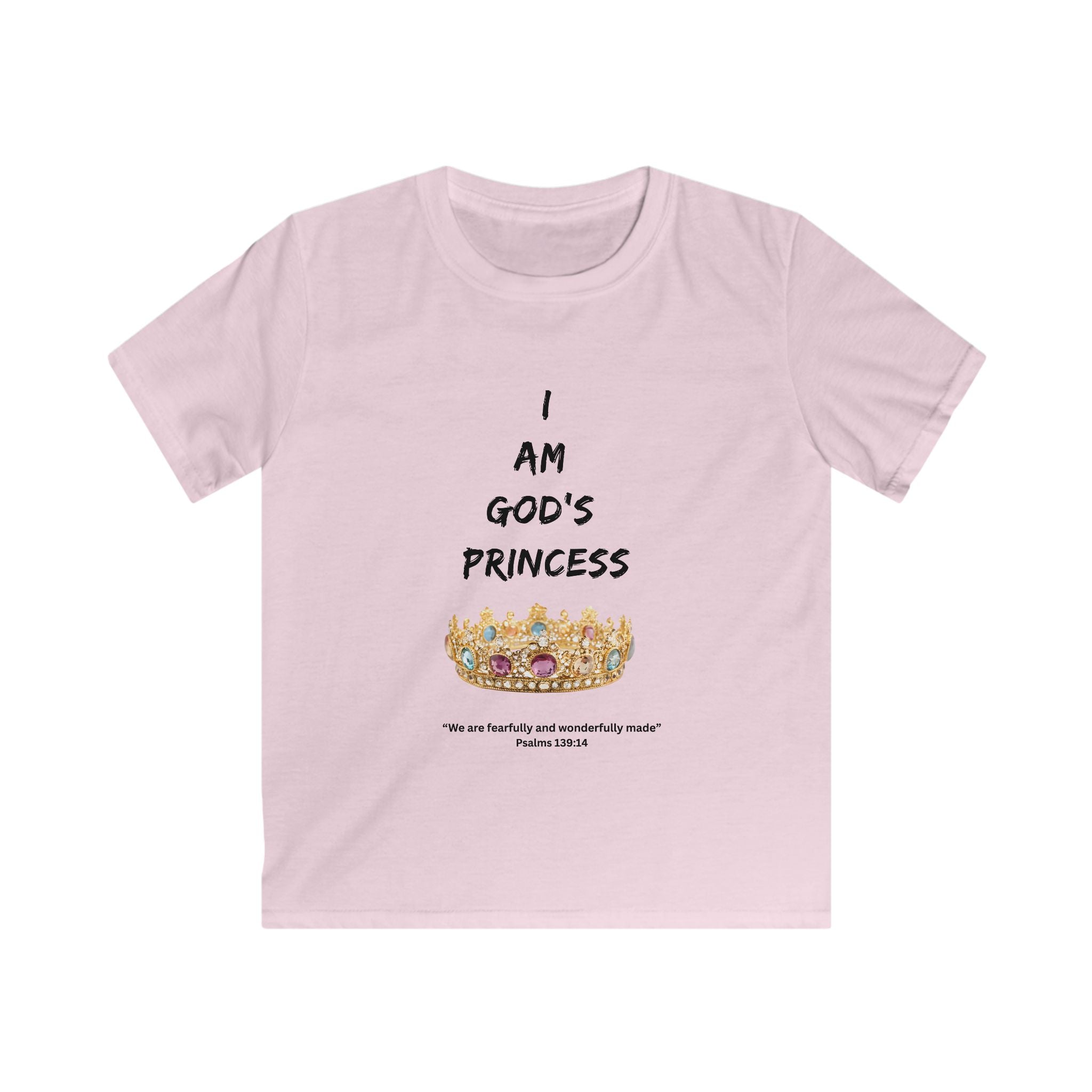 Kids Tee — "Girls Are God's Princess"
