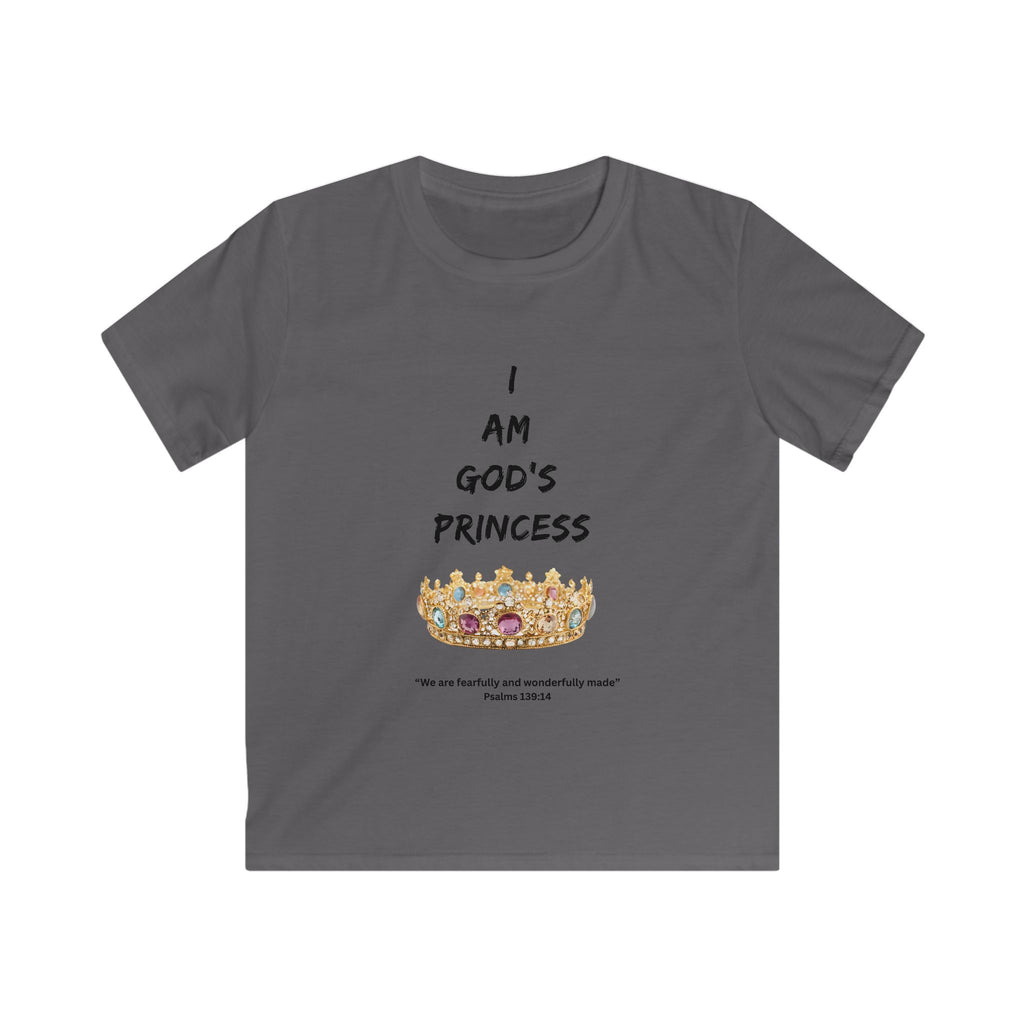 Kids Tee — "Girls Are God's Princess"