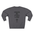 Order My Steps Lord Sweatshirt – Christian Faith Cross Crewneck