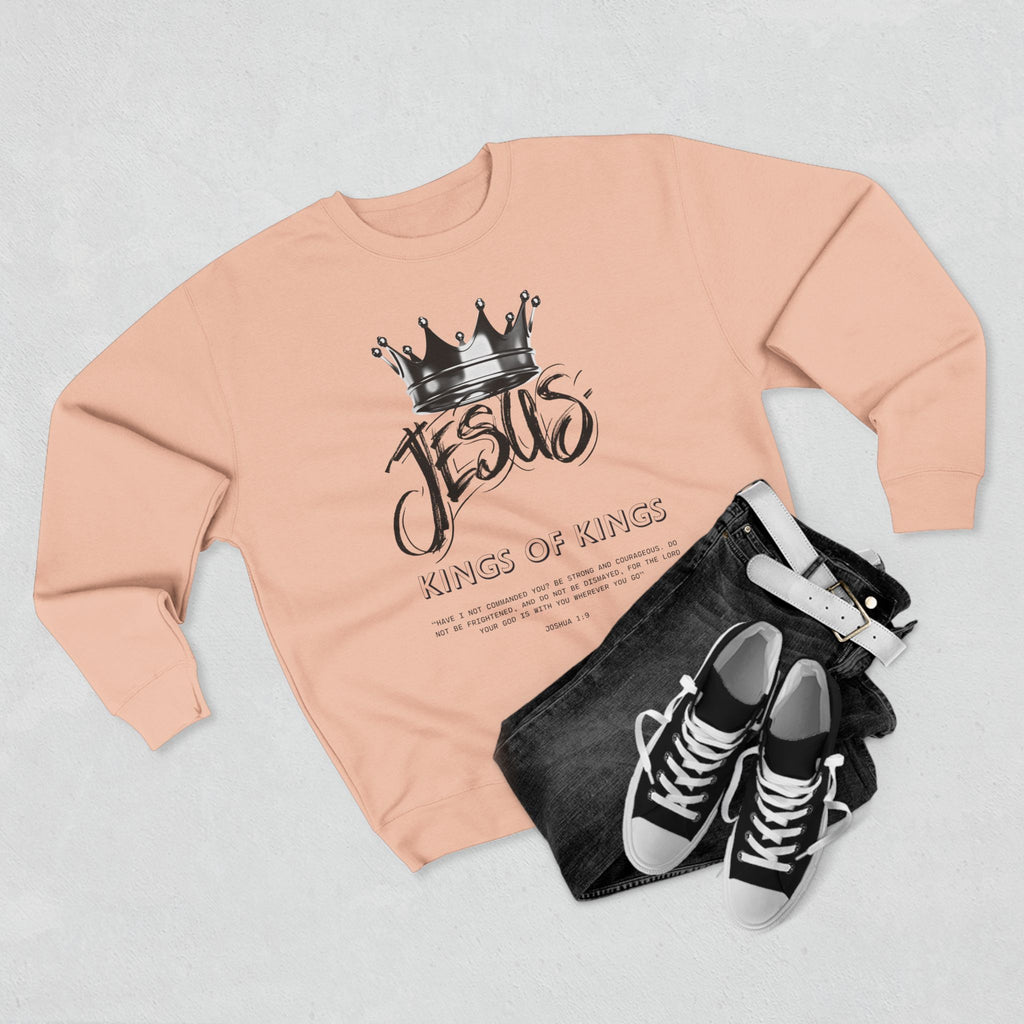 Jesus King of Kings Sweatshirt — Christian Crown Crewneck