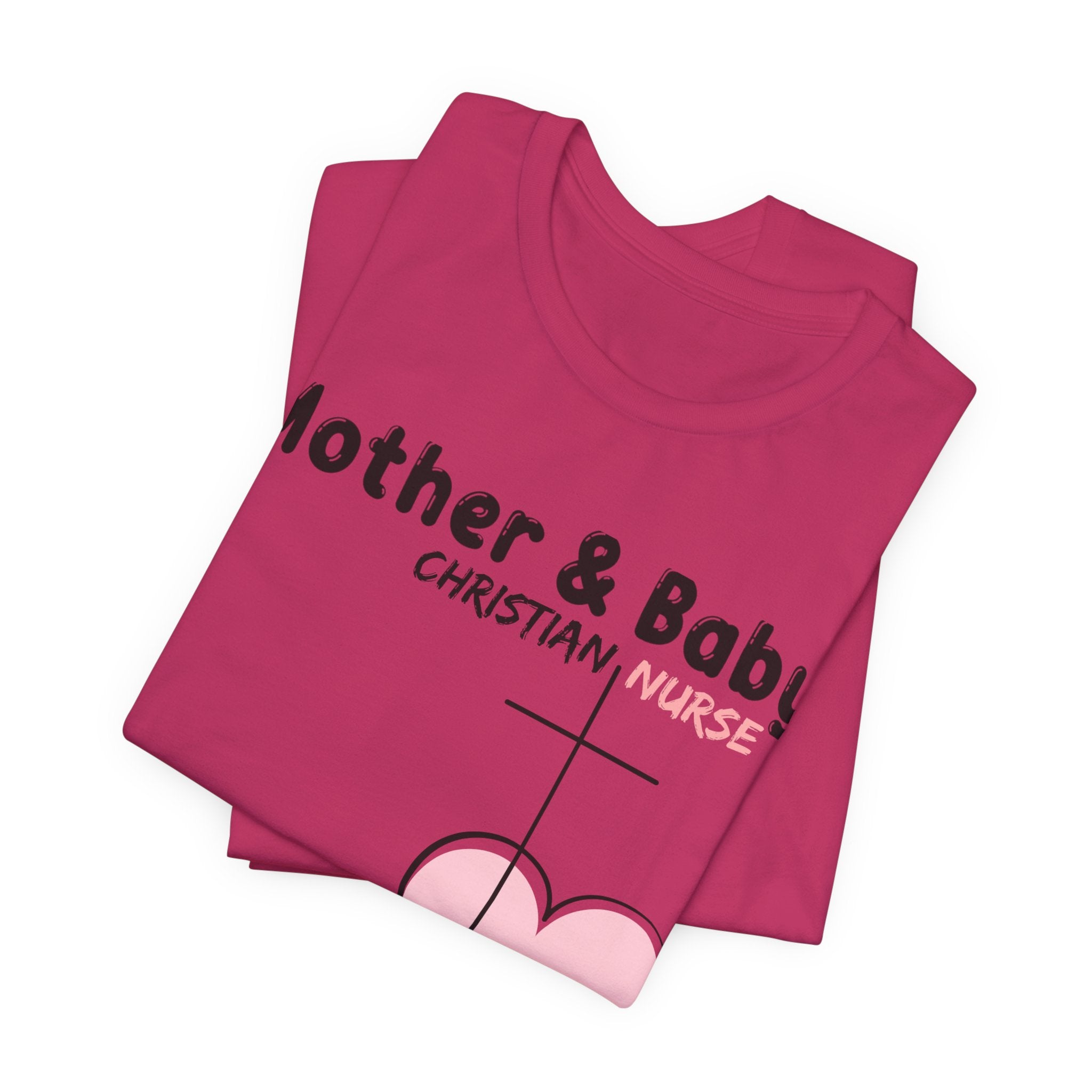 Mother Baby Christian Nurse Tee