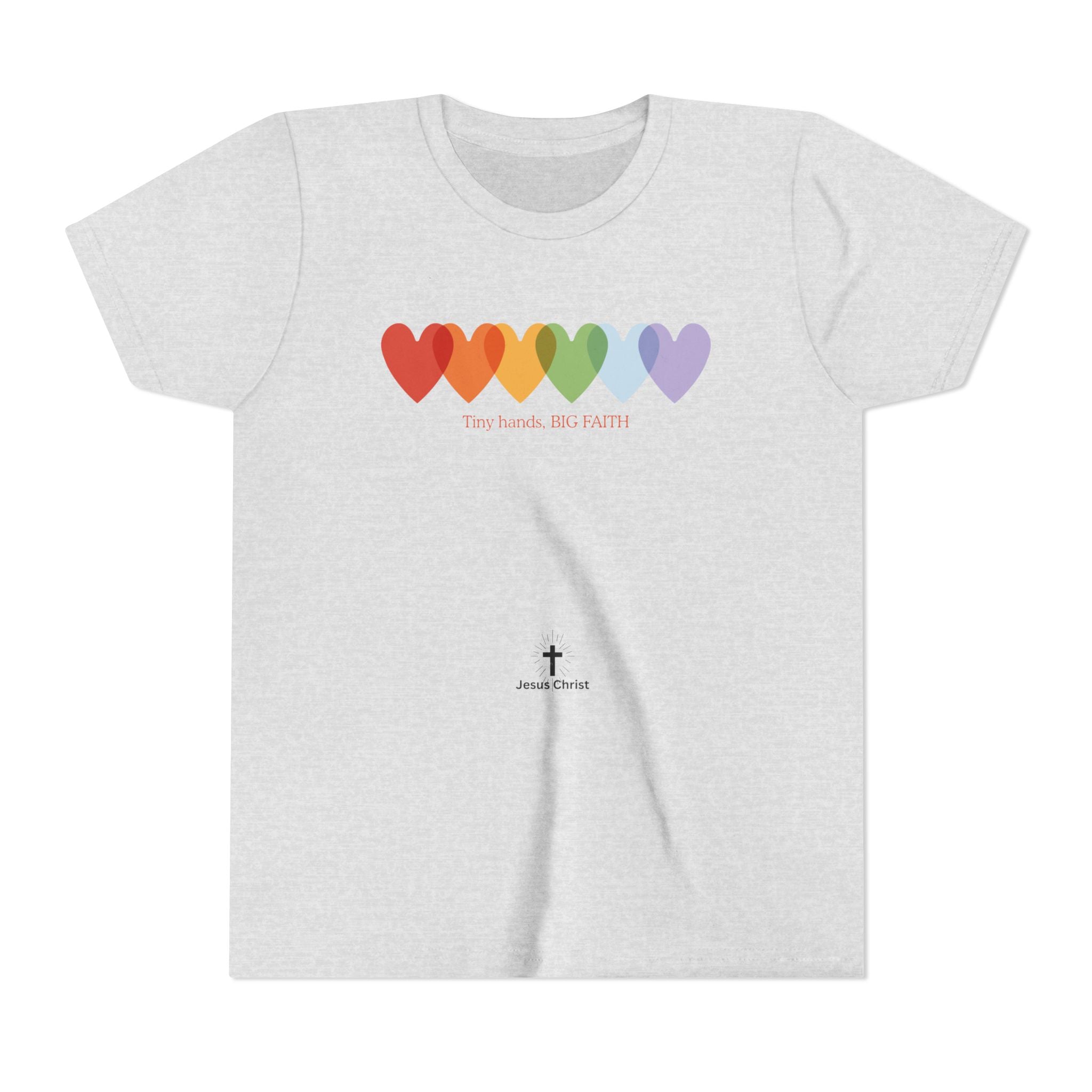 Tiny Hands, Big Faith - Kids Tee