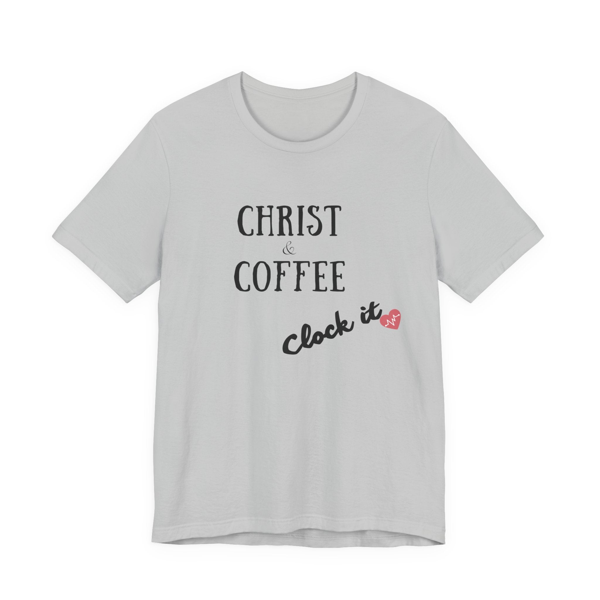 Christ & Coffee — Minimalist Christian Tee