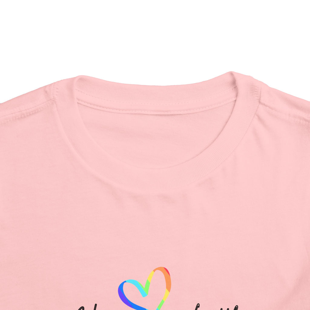 Kids Tee — "Heaven's Little Helper" Rainbow
