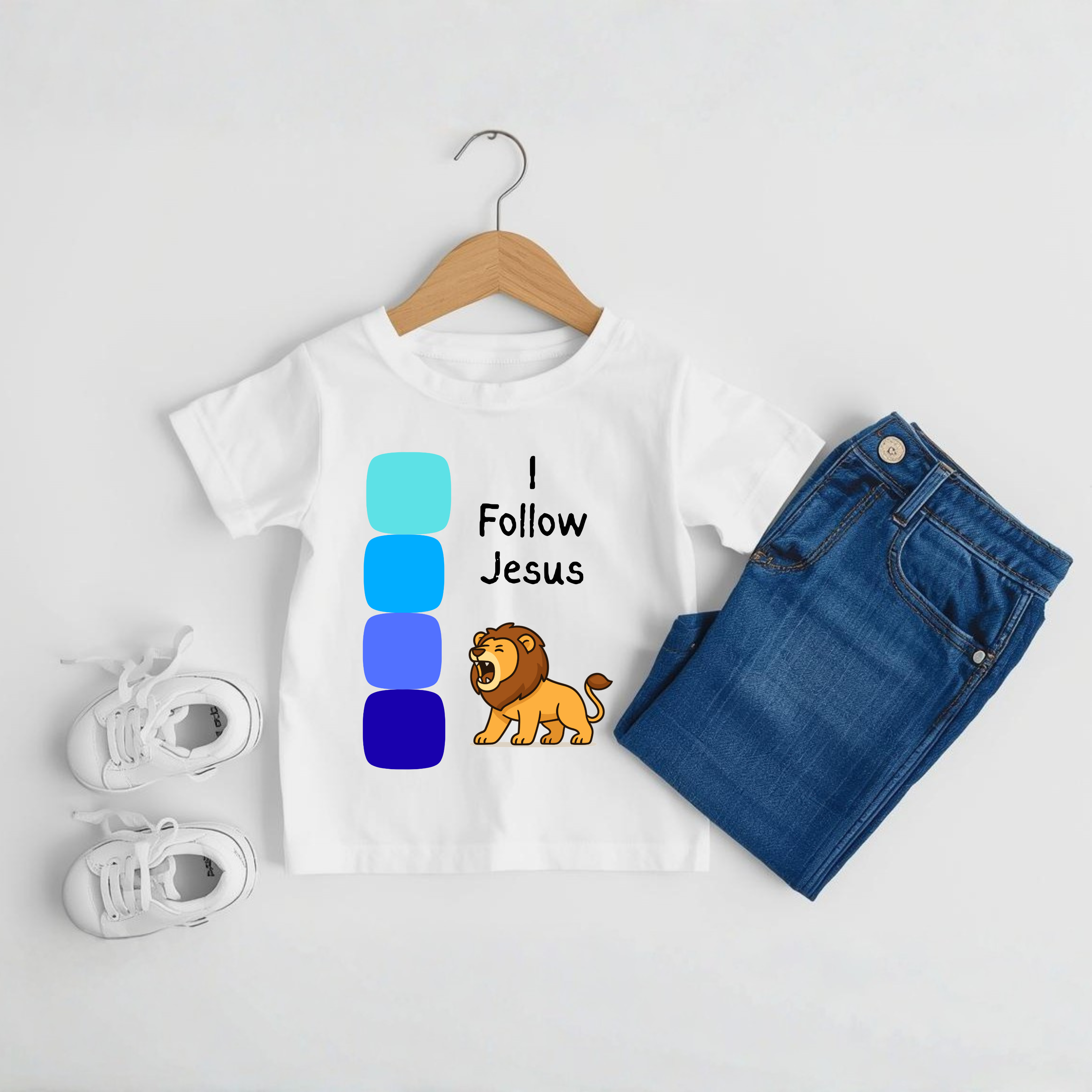 Toddler Tee — "I Follow Jesus"