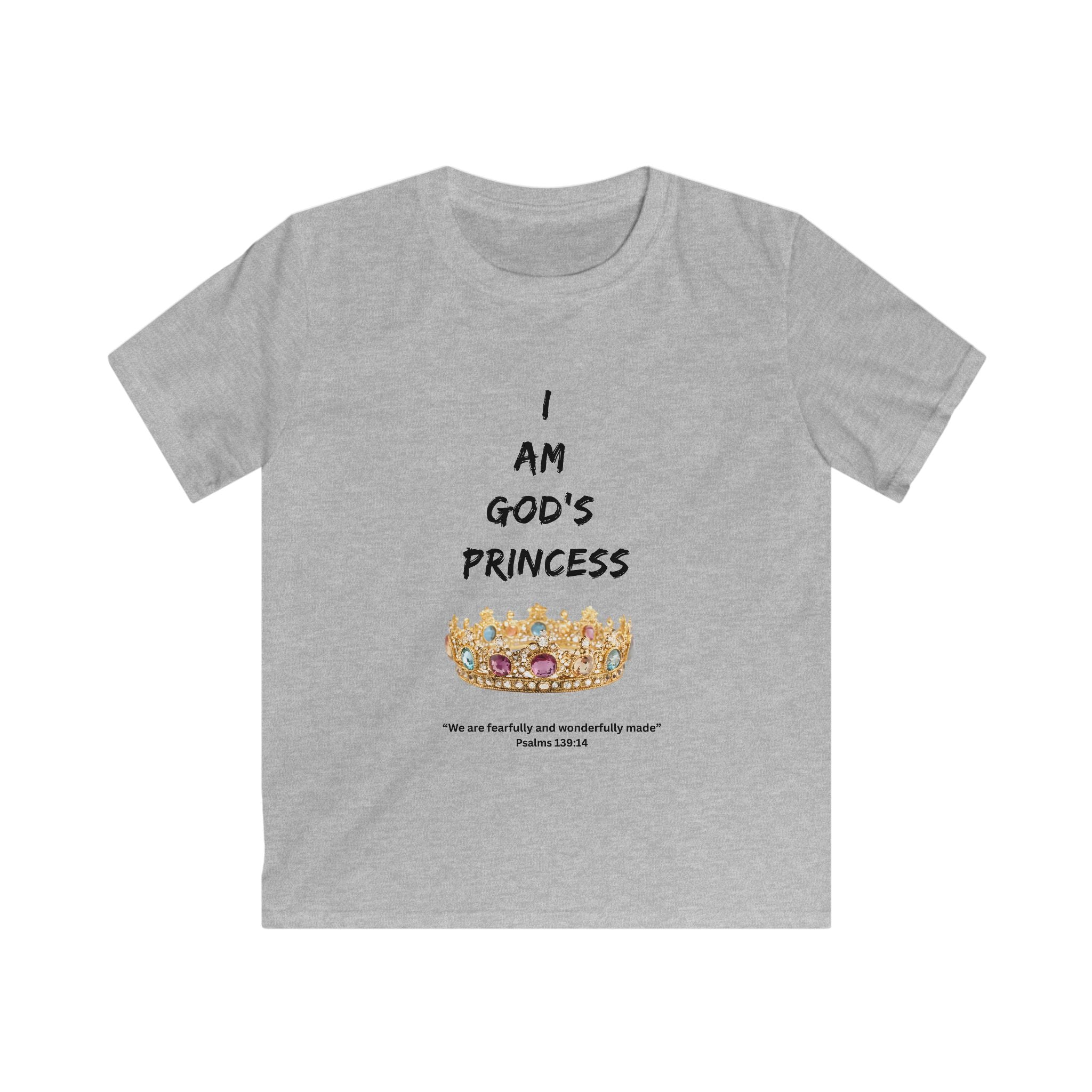 Kids Tee — "Girls Are God's Princess"