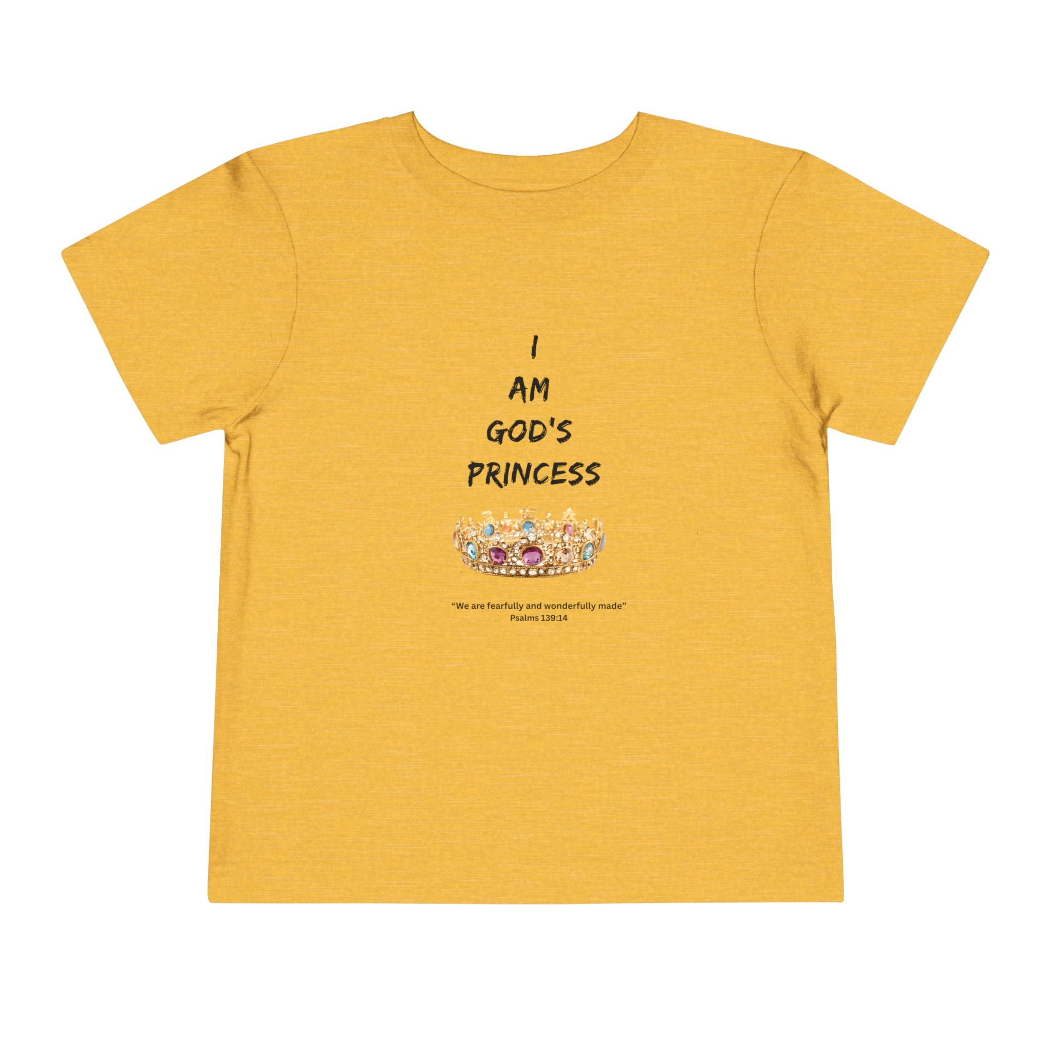 Toddler Tee — "I Am God's Princess"