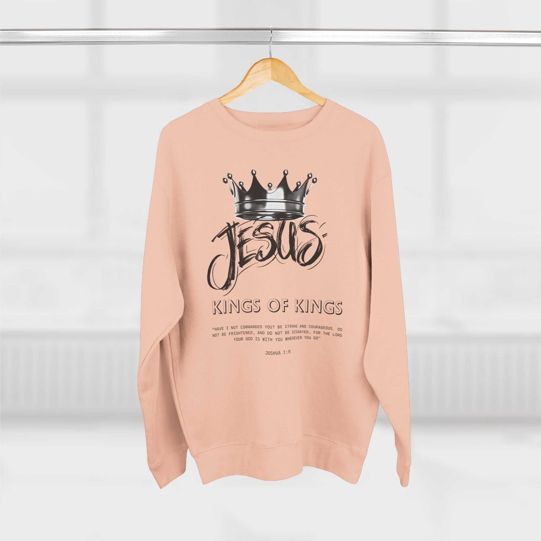 Jesus King of Kings Sweatshirt — Christian Crown Crewneck