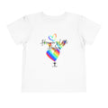 Kids Tee — "Heaven's Little Helper" Rainbow