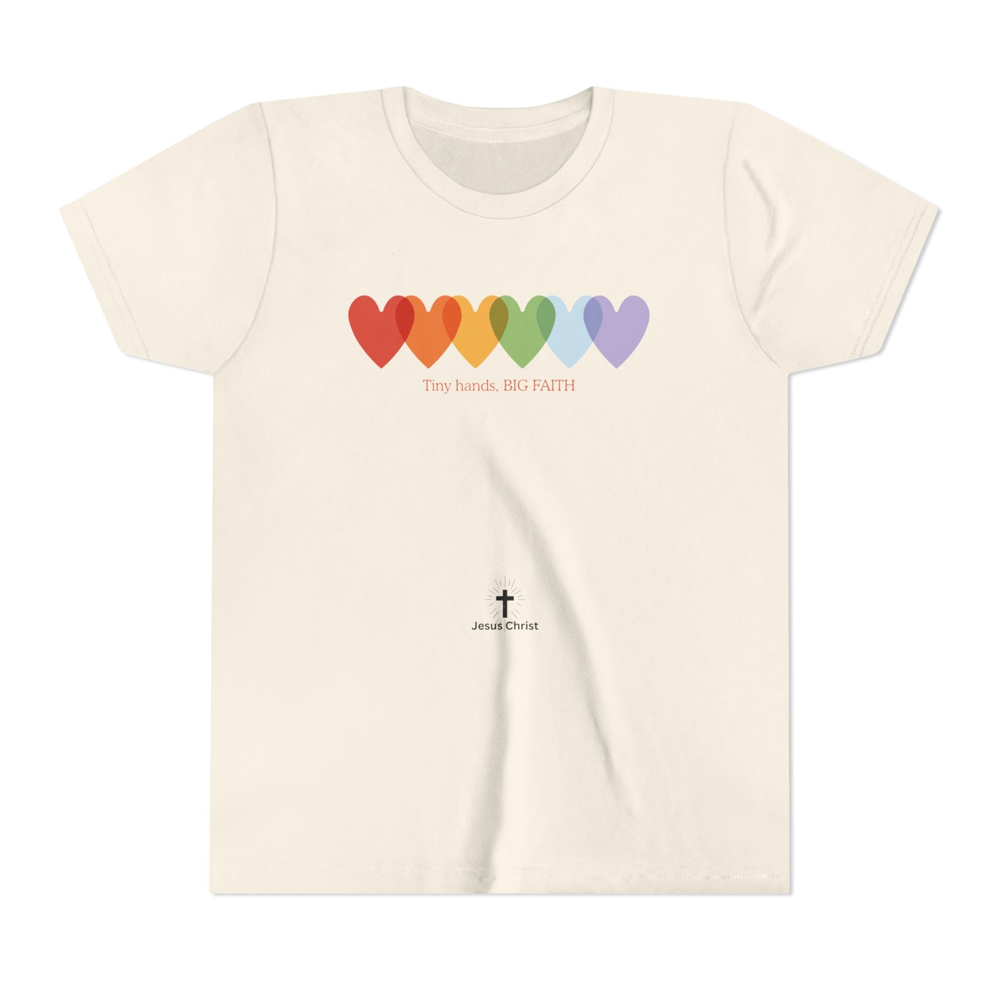 Tiny Hands, Big Faith - Kids Tee