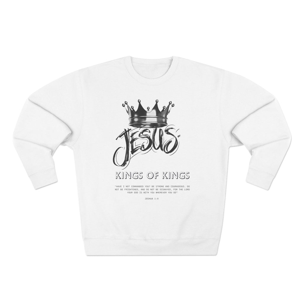 Jesus King of Kings Sweatshirt — Christian Crown Crewneck