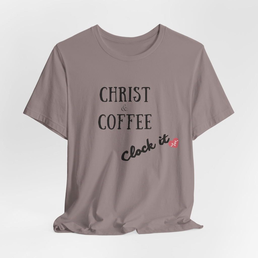 Christ & Coffee — Minimalist Christian Tee