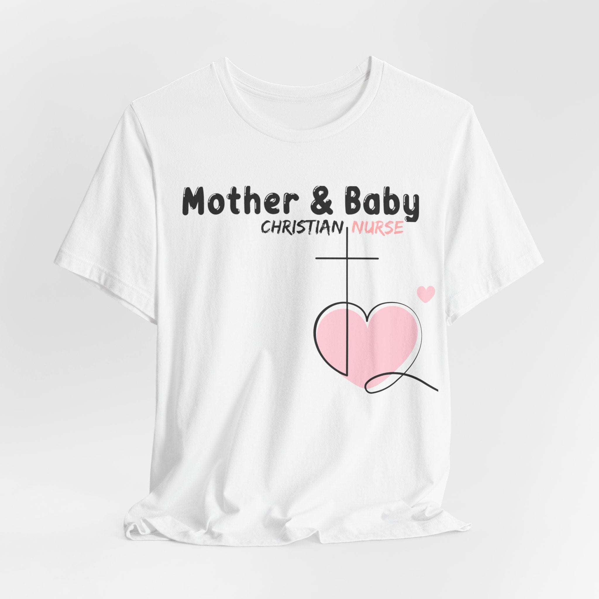 Mother Baby Christian Nurse Tee