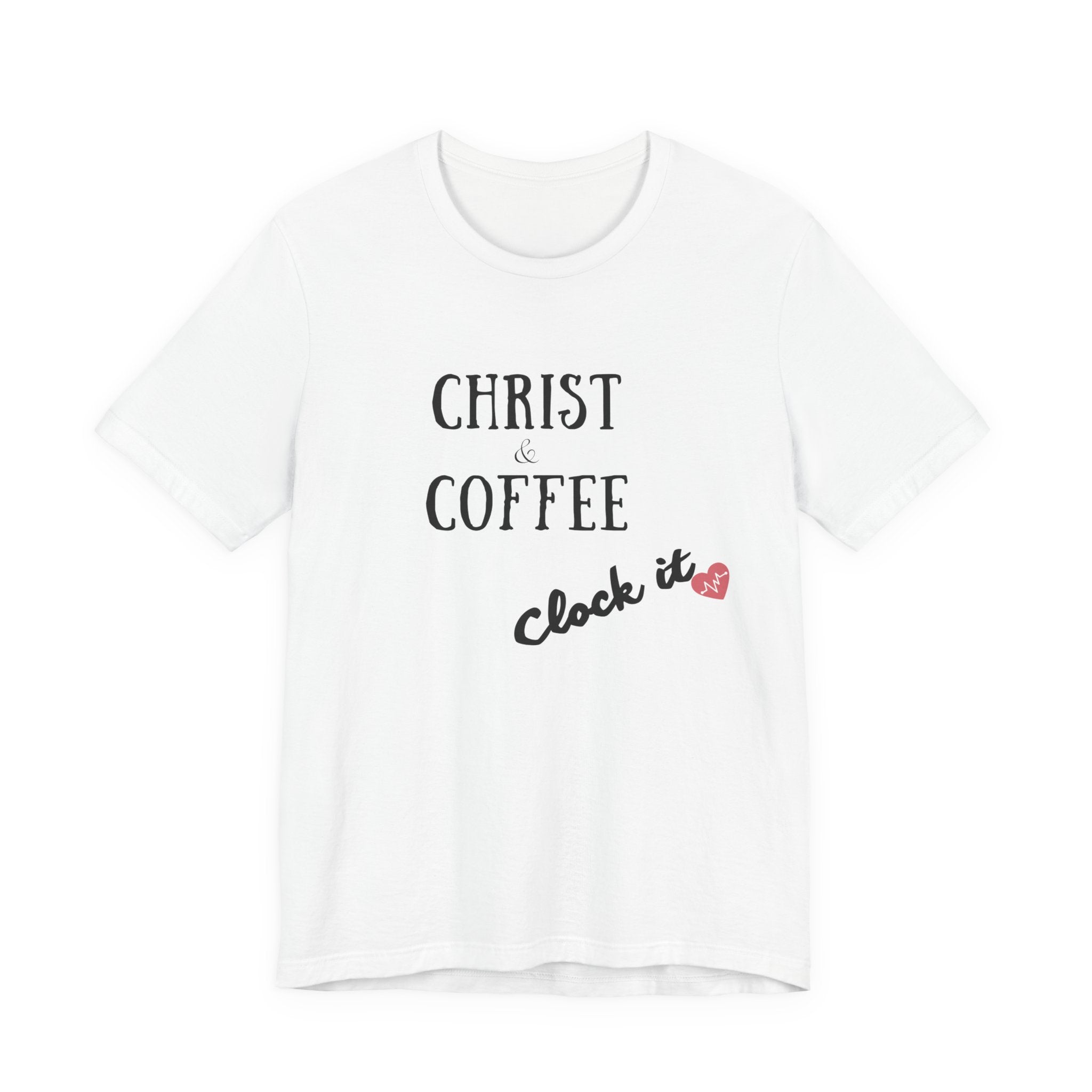 Christ & Coffee — Minimalist Christian Tee