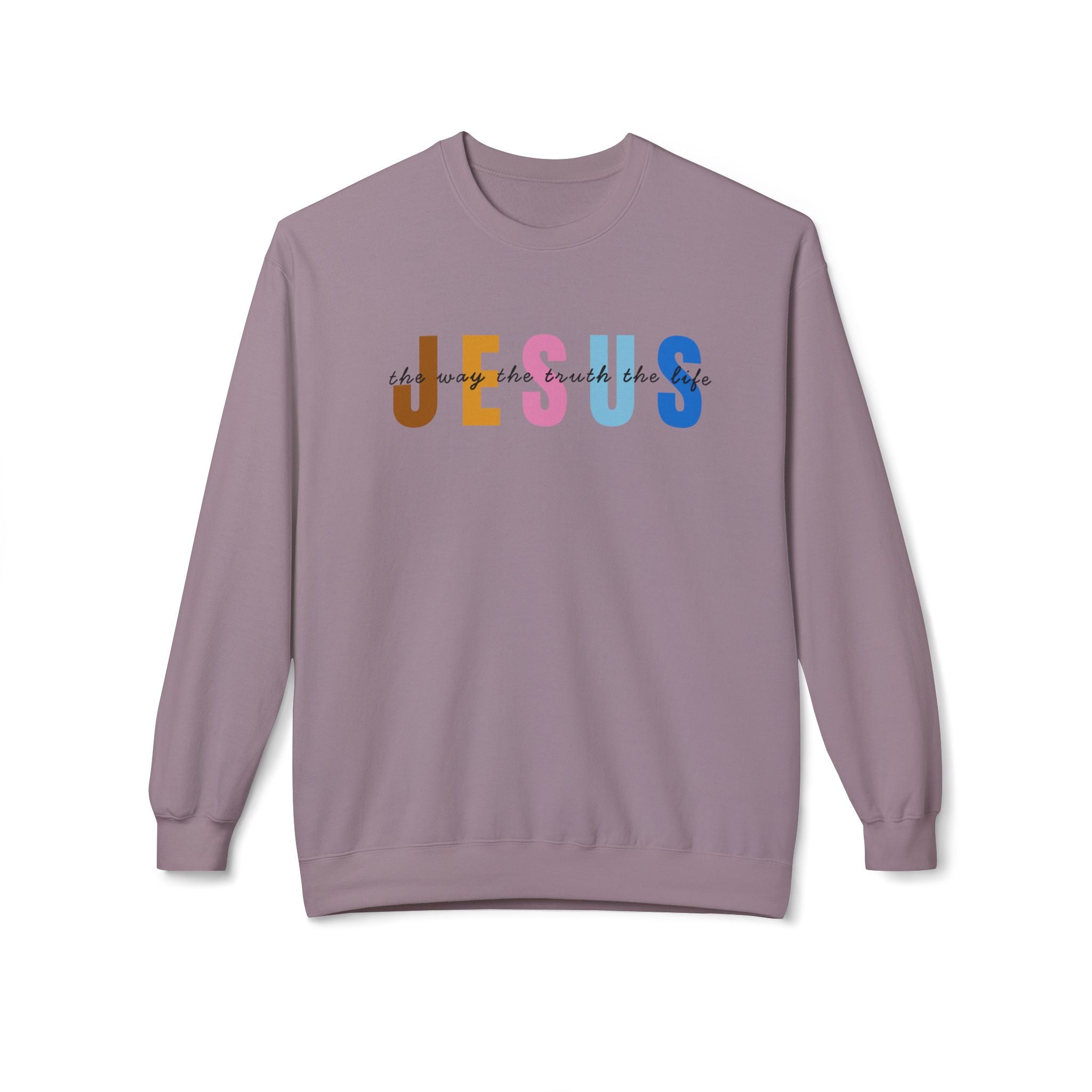 Jesus Colorblock Crewneck Sweatshirt