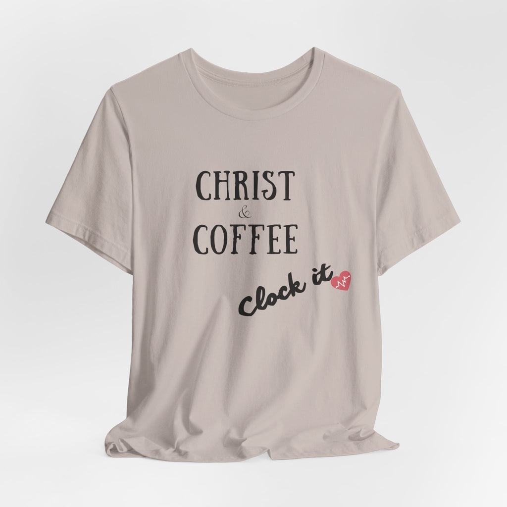 Christ & Coffee — Minimalist Christian Tee