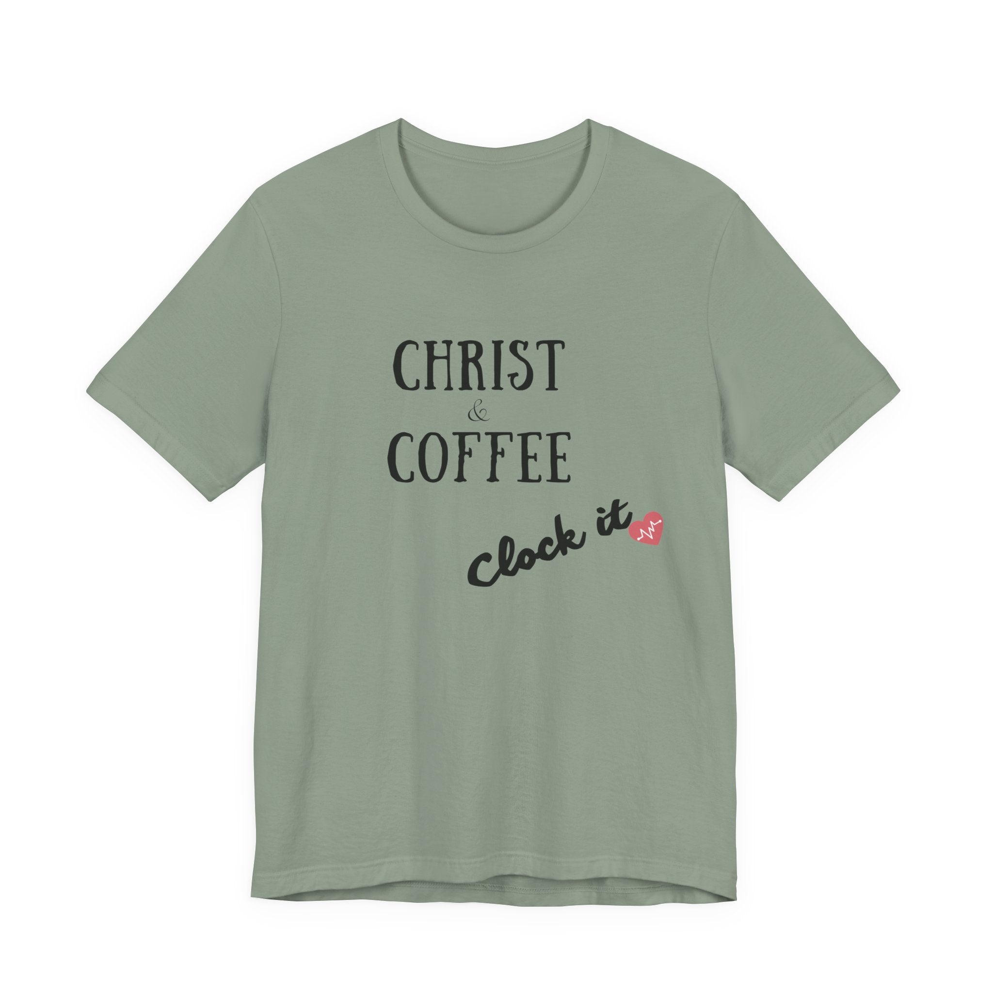 Christ & Coffee — Minimalist Christian Tee