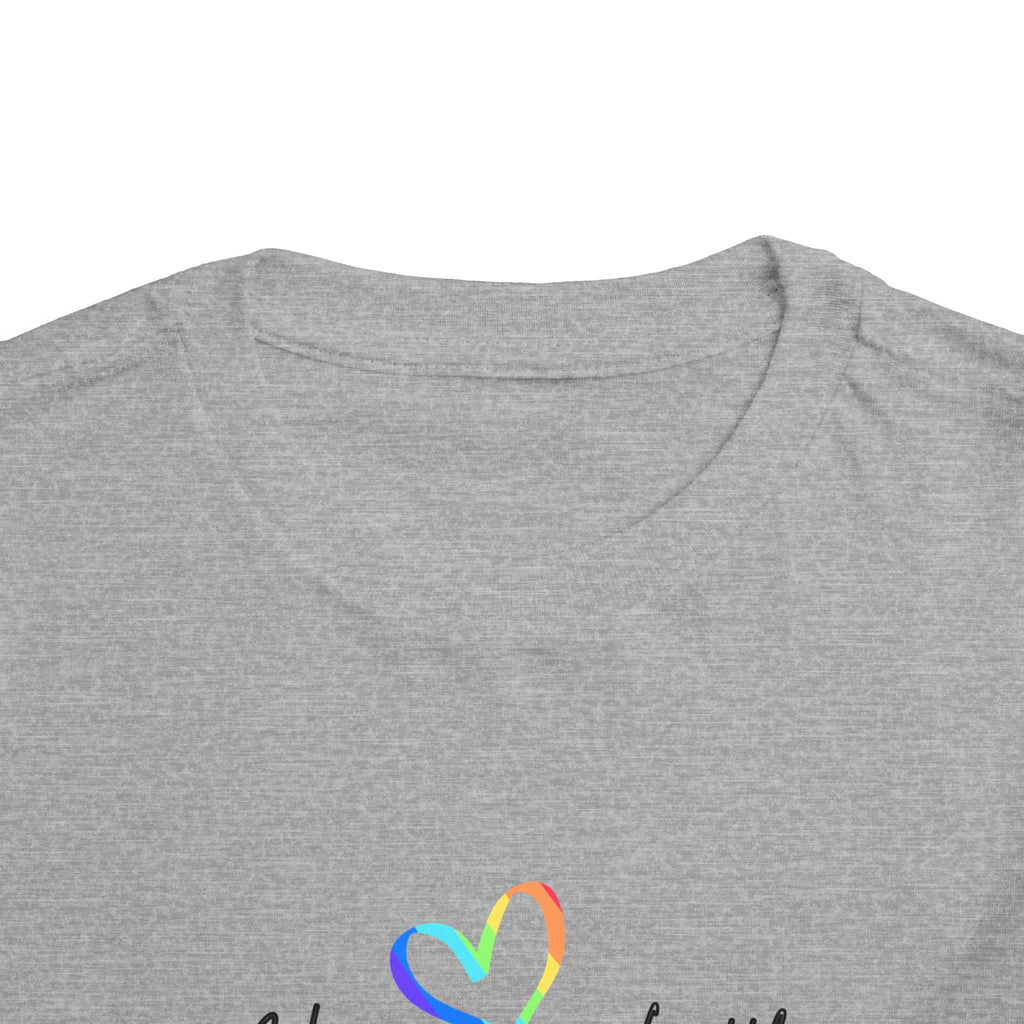 Kids Tee — "Heaven's Little Helper" Rainbow