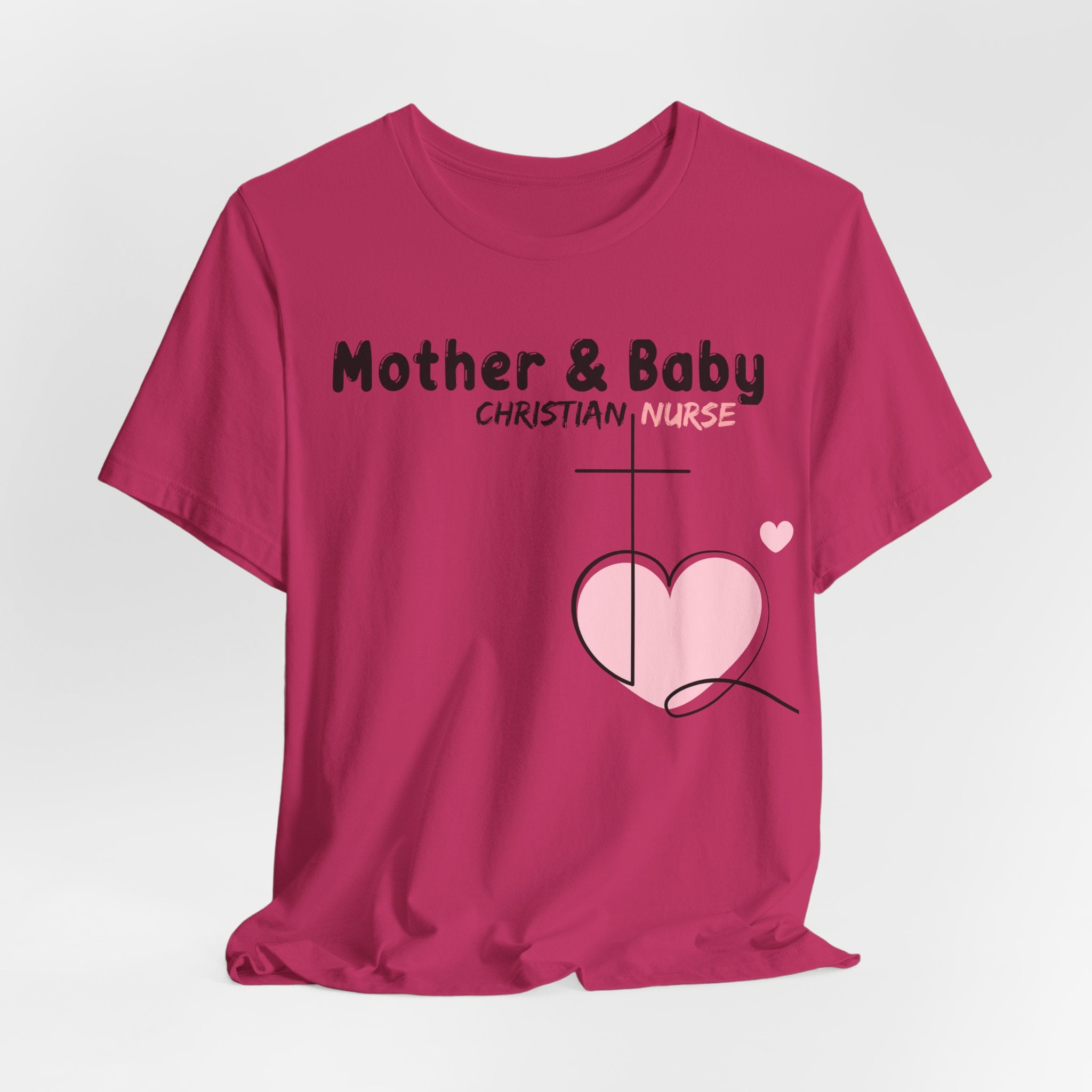 Mother Baby Christian Nurse Tee