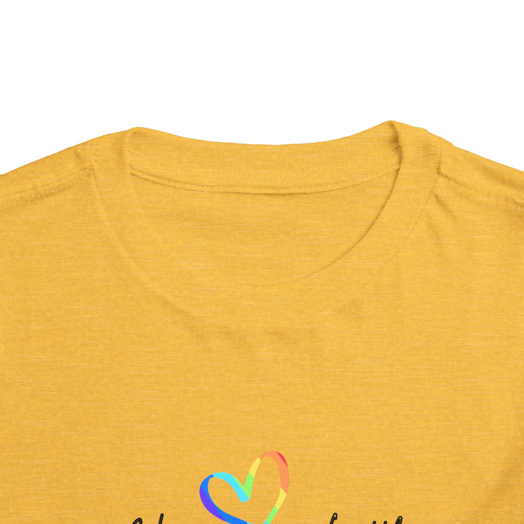 Kids Tee — "Heaven's Little Helper" Rainbow