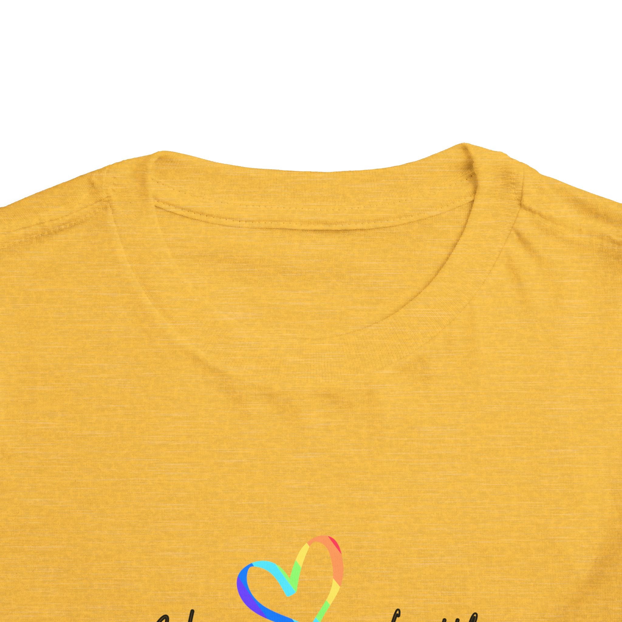 Kids Tee — "Heaven's Little Helper" Rainbow