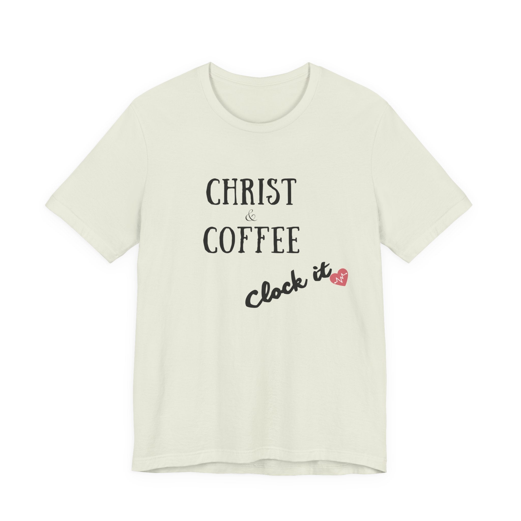 Christ & Coffee — Minimalist Christian Tee