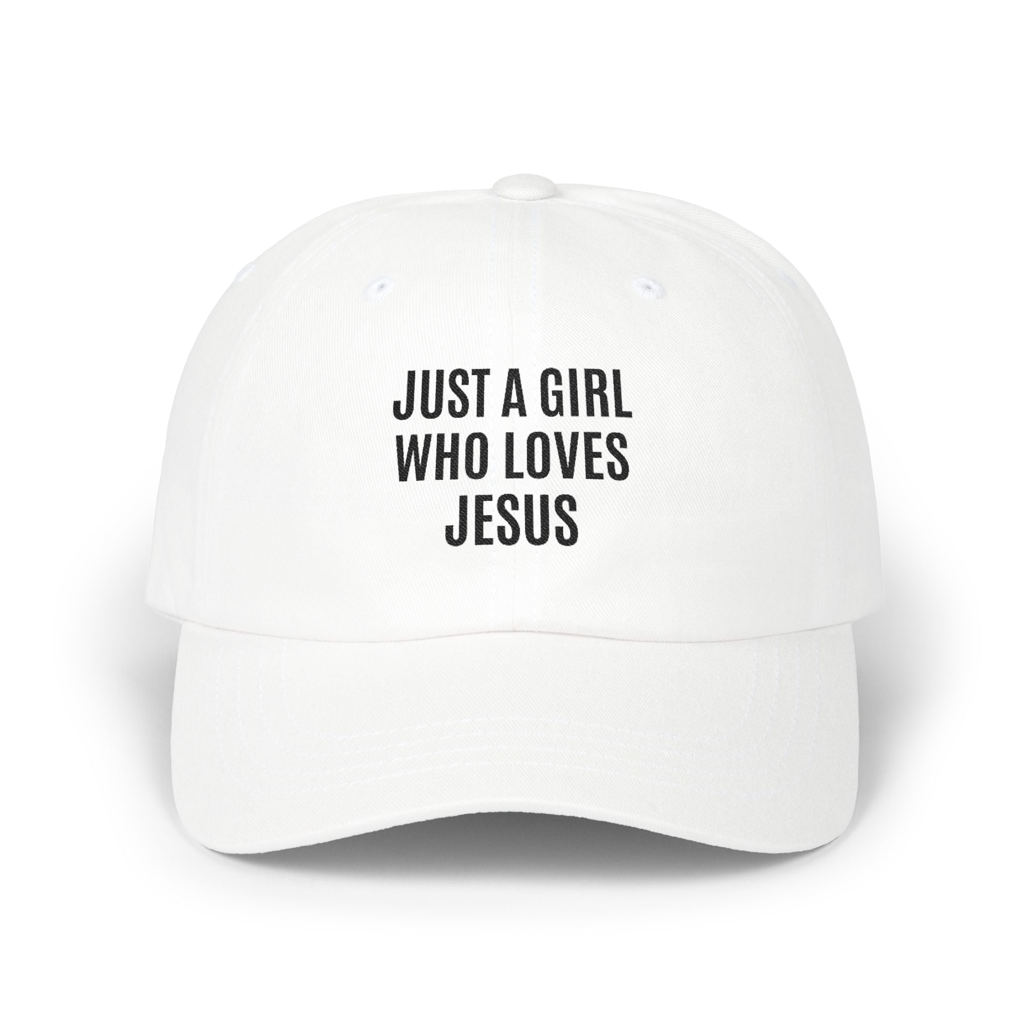 Just a Girl Who Loves Jesus Baseball Cap