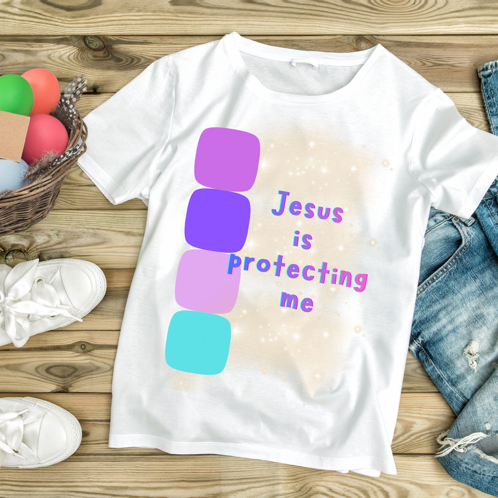 Toddler Tee — "Jesus Is Protecting Me"