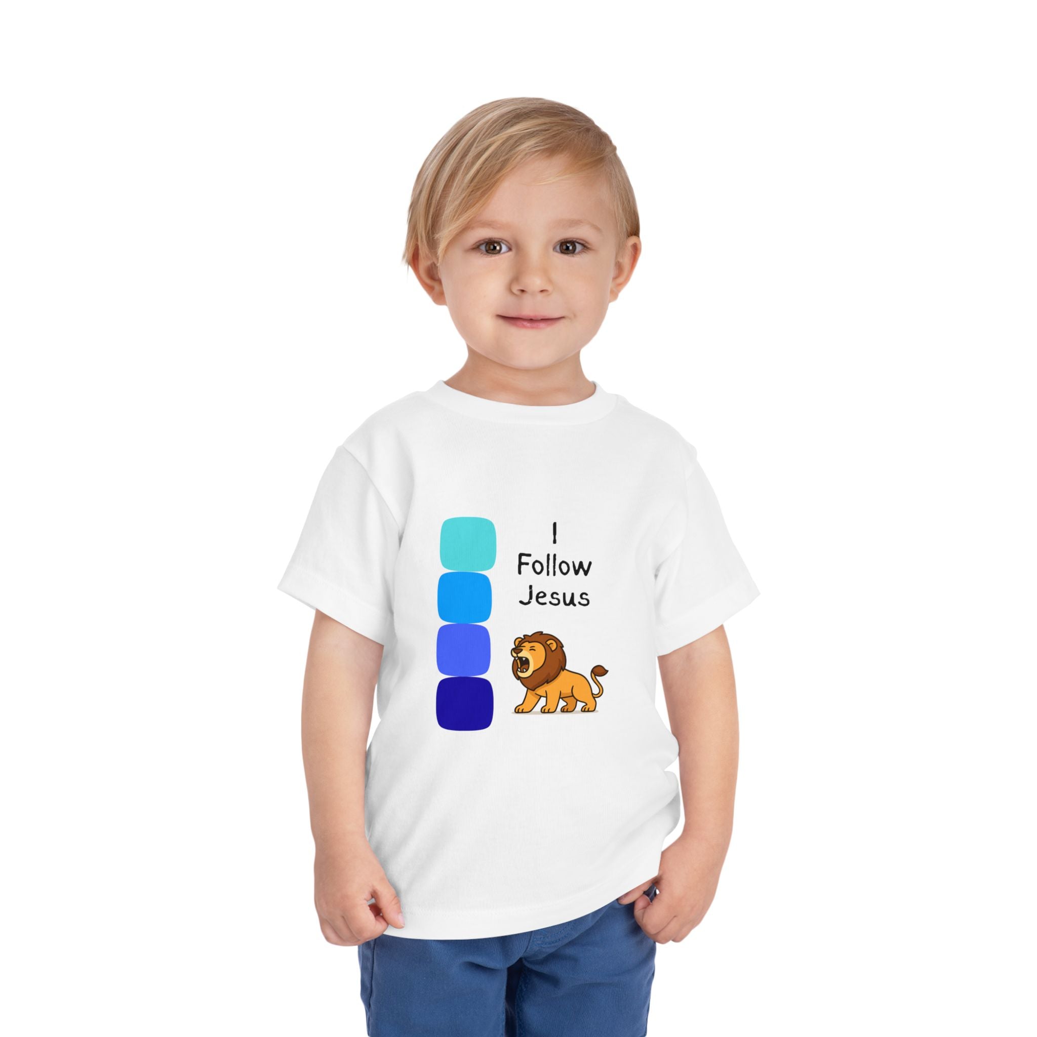 Toddler Tee — "I Follow Jesus"
