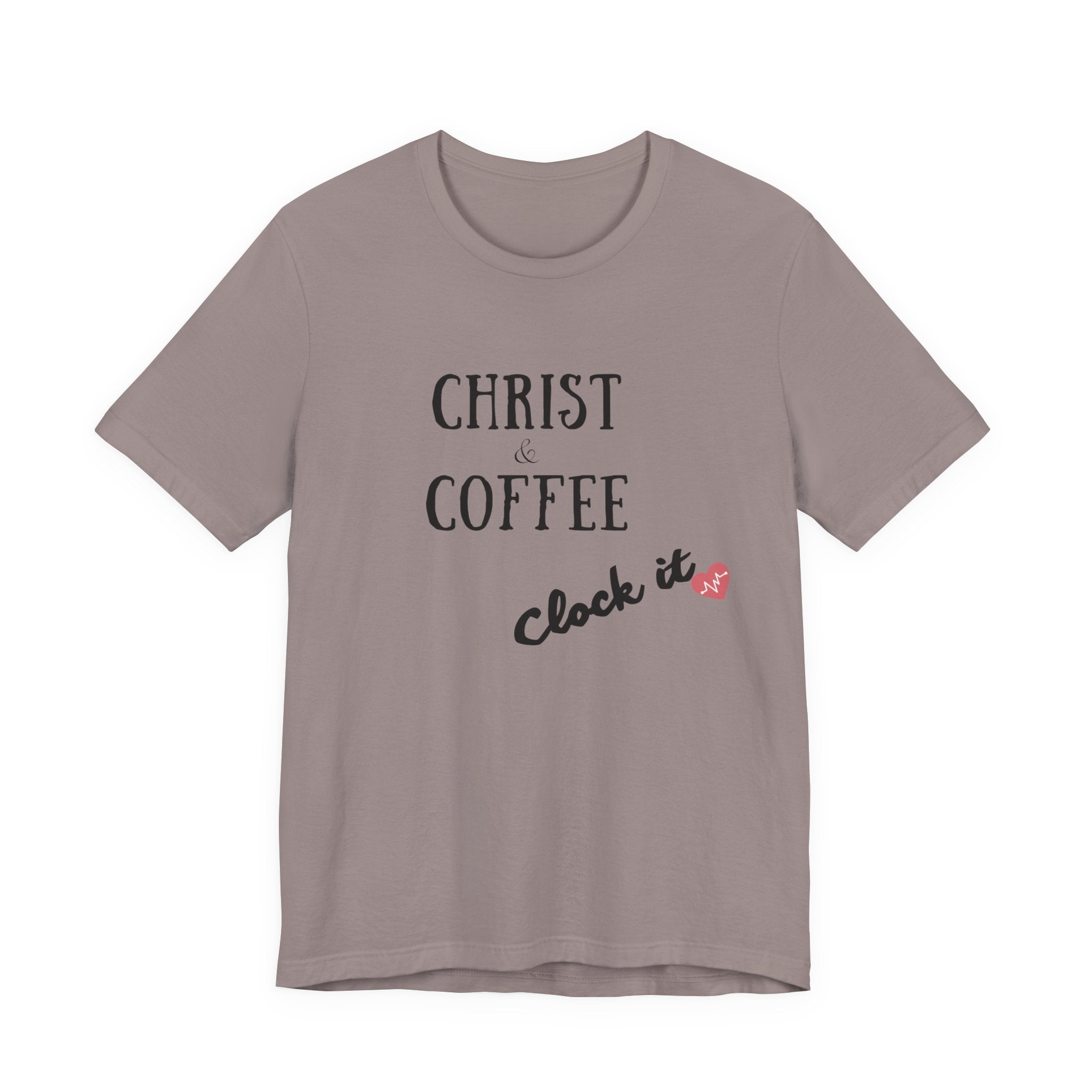 Christ & Coffee — Minimalist Christian Tee