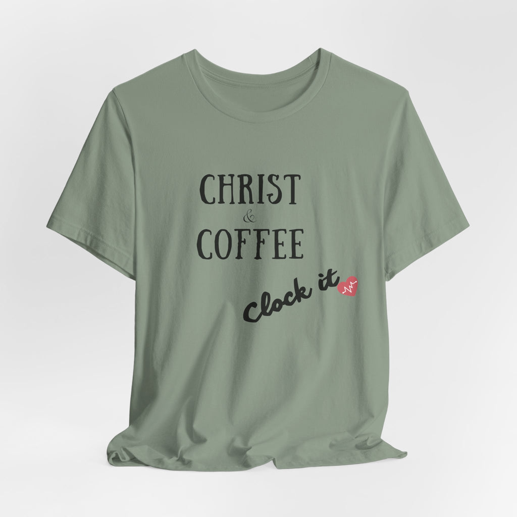 Christ & Coffee — Minimalist Christian Tee