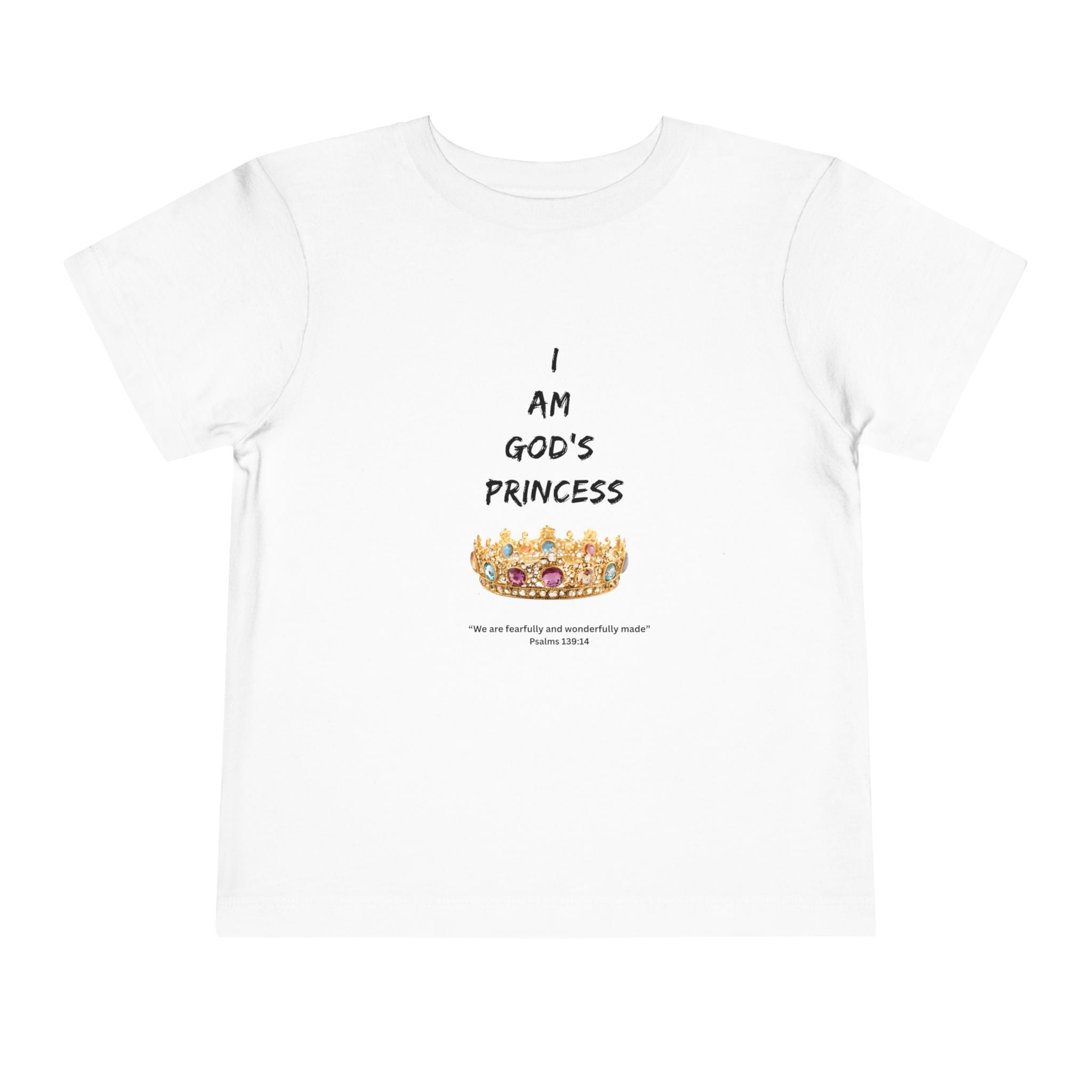 Toddler Tee — "I Am God's Princess"
