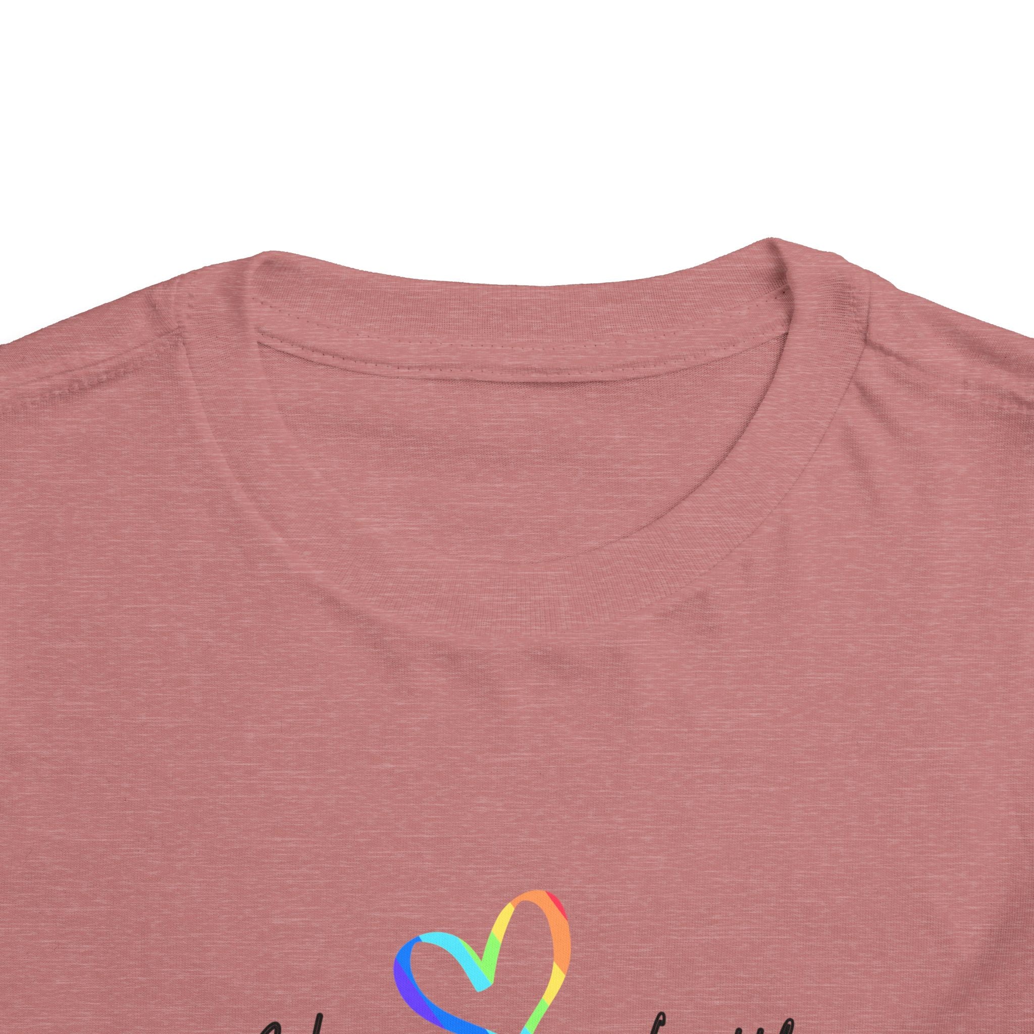 Kids Tee — "Heaven's Little Helper" Rainbow