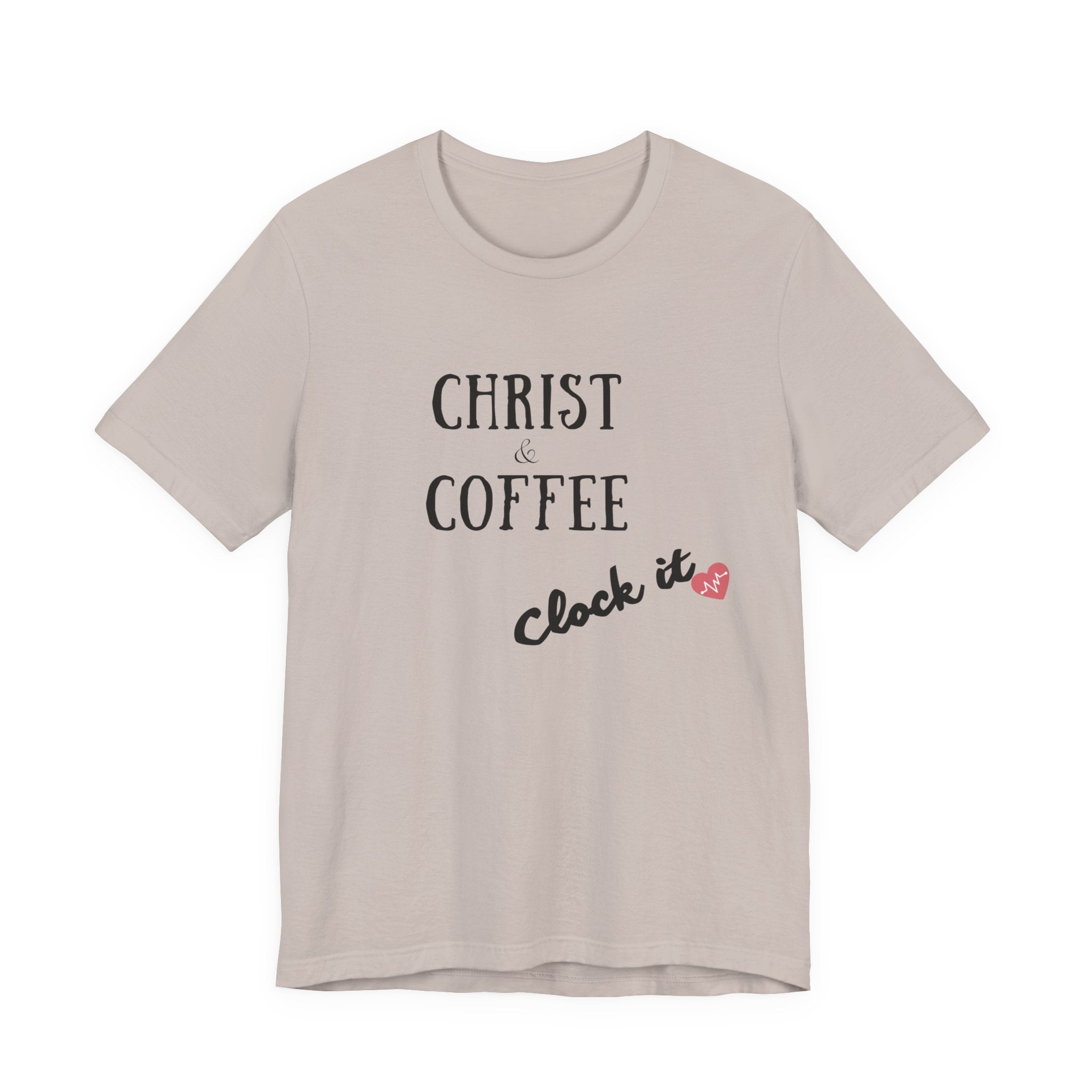 Christ & Coffee — Minimalist Christian Tee
