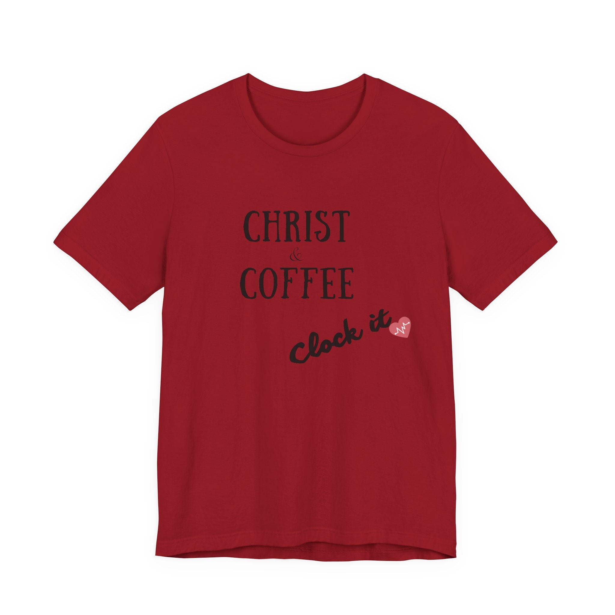 Christ & Coffee — Minimalist Christian Tee