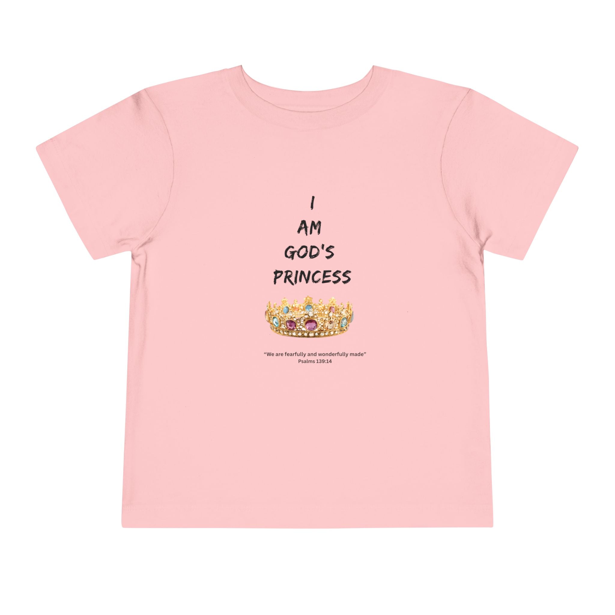 Toddler Tee — "I Am God's Princess"