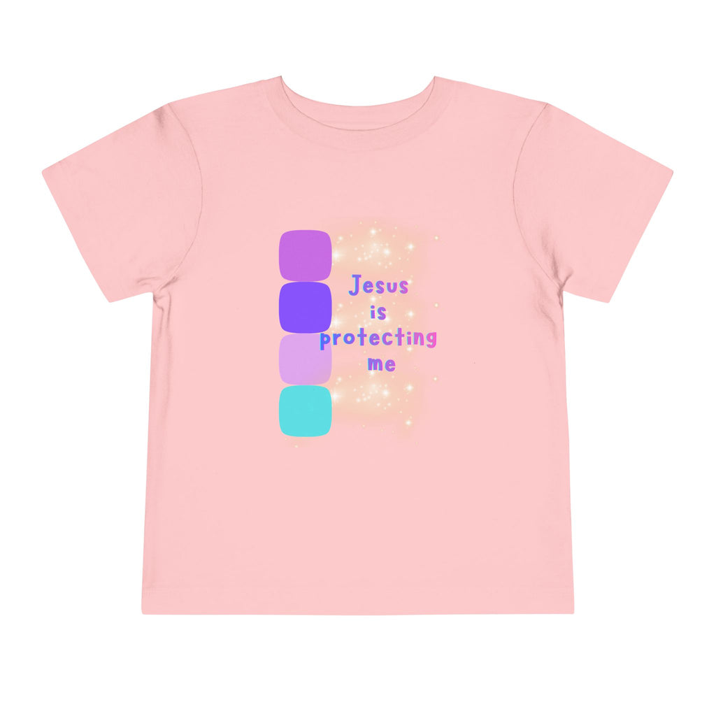 Toddler Tee — "Jesus Is Protecting Me"
