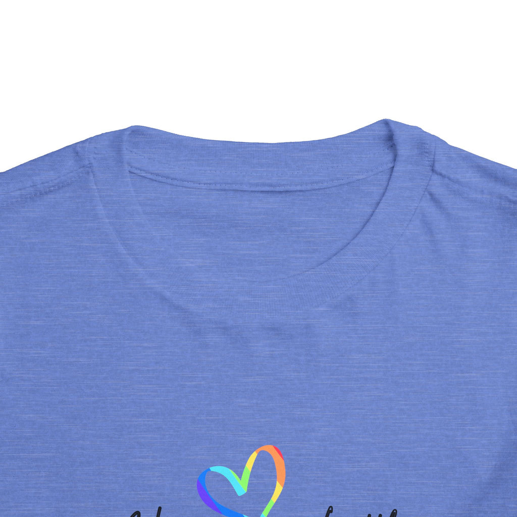 Kids Tee — "Heaven's Little Helper" Rainbow